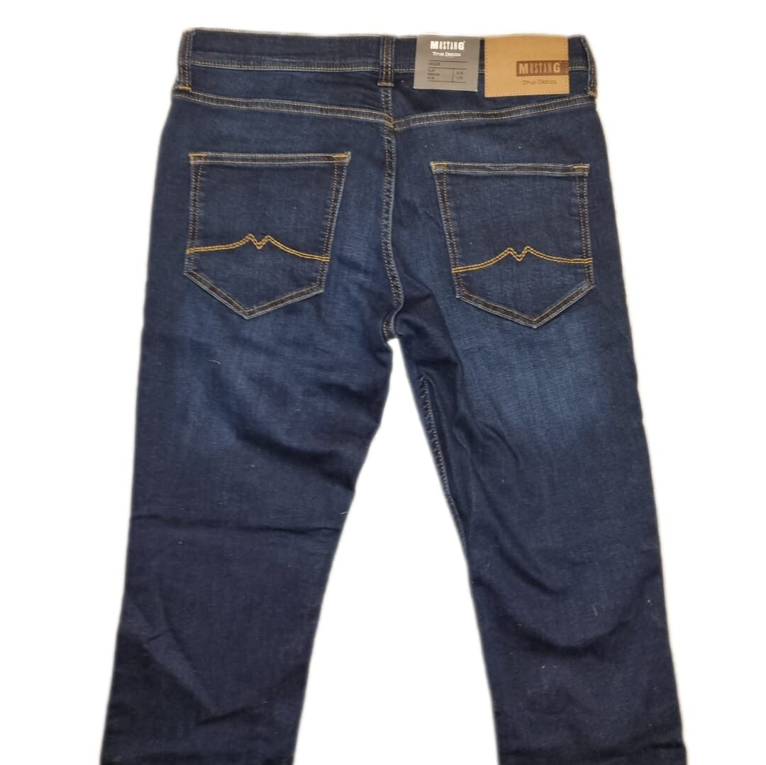 MUSTANG Herren Jeanshose VEGAS Slim Medium Slim 1005372 Jeans Blau 982