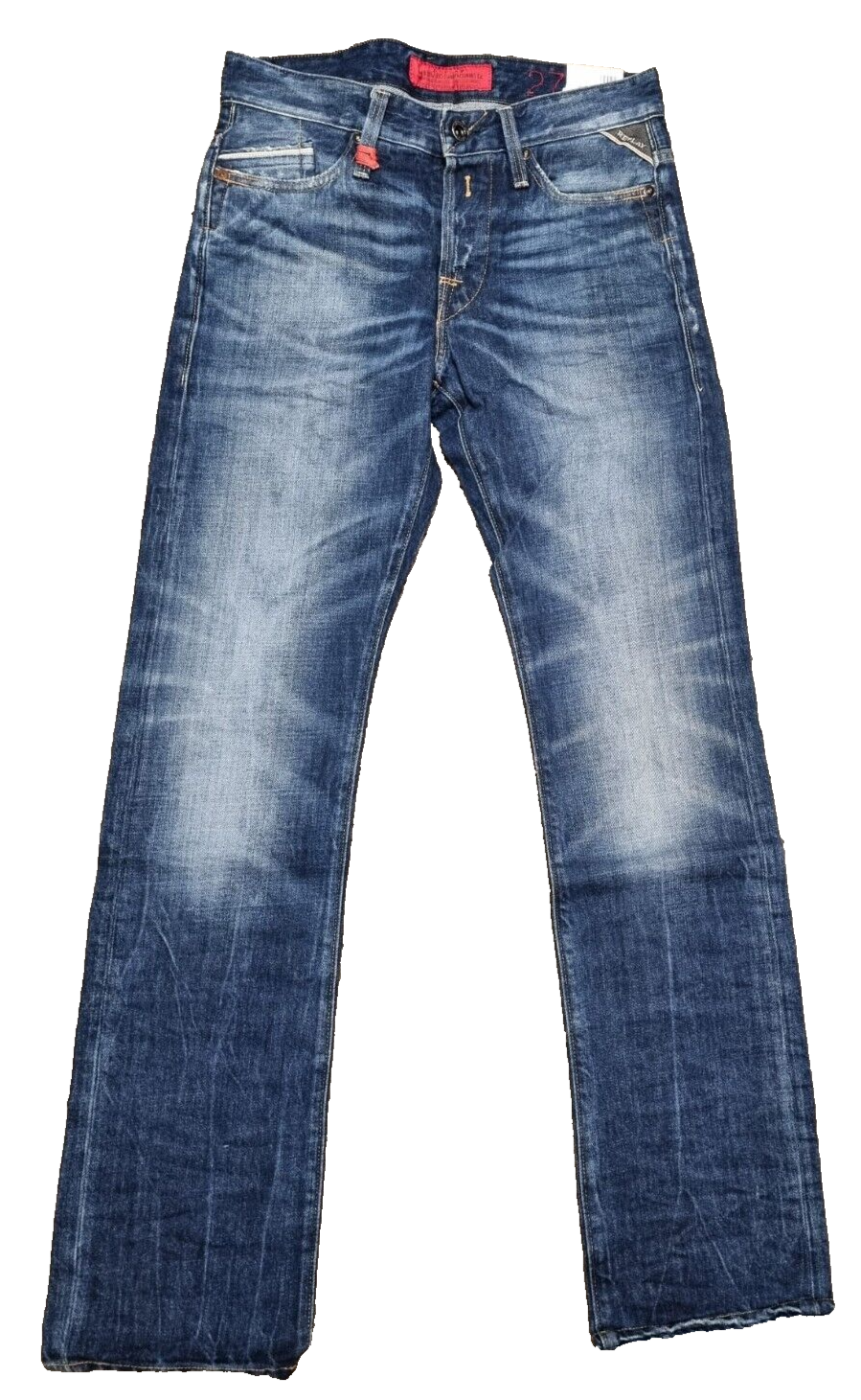 REPLAY Herren Jeans WAITOM M983 | Regular Fit | Dunkelblau Denim | W27 L32 BR1C1