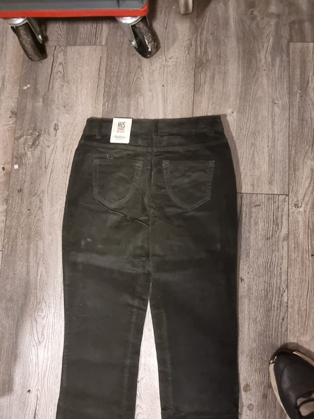 HIS Damen Jeans Madison 36/33 Comfort Fit Hunter Grün BX1
