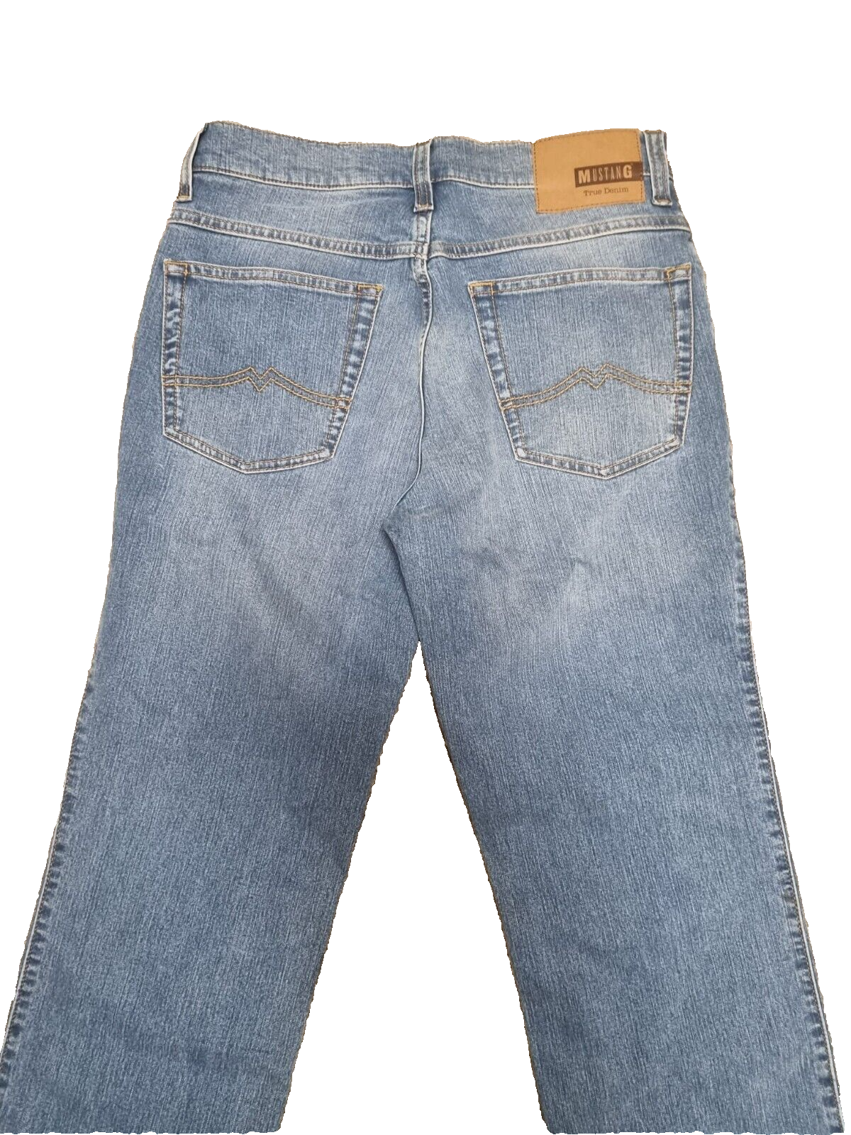 MUSTANG Herren Jeans Oklahoma W32 L32 Slim Fit Blau Stretch Denim Blau BR2E2