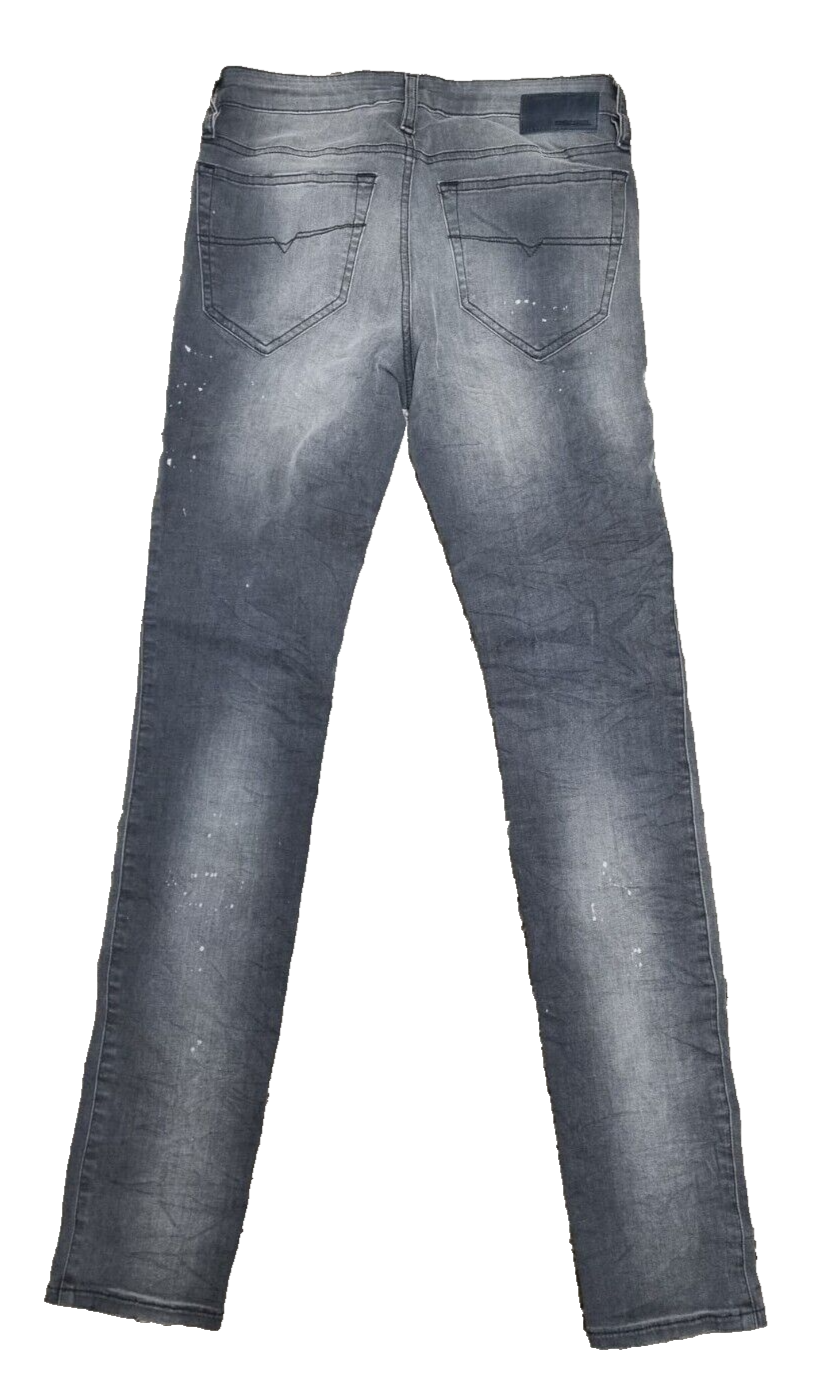 DIESEL Damen Jeans Skinzee Super Slim Skinny Regular Waist Grau W26 L30 SLR4B1