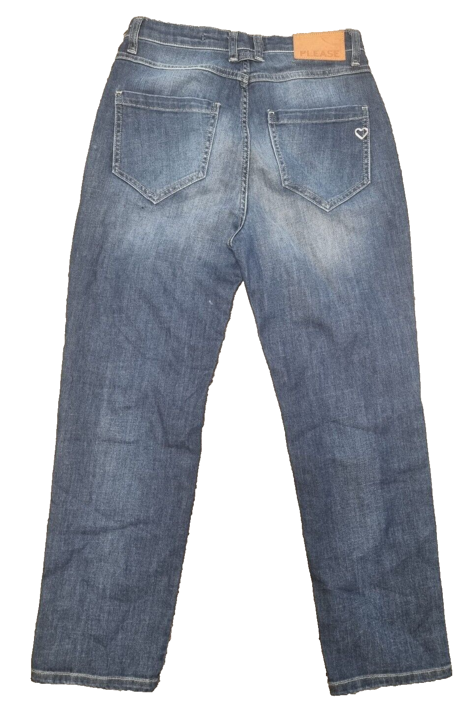 Please Damen Jeans PON1BQ2E25 Größe S Blau – Slim Fit, Baumwolle