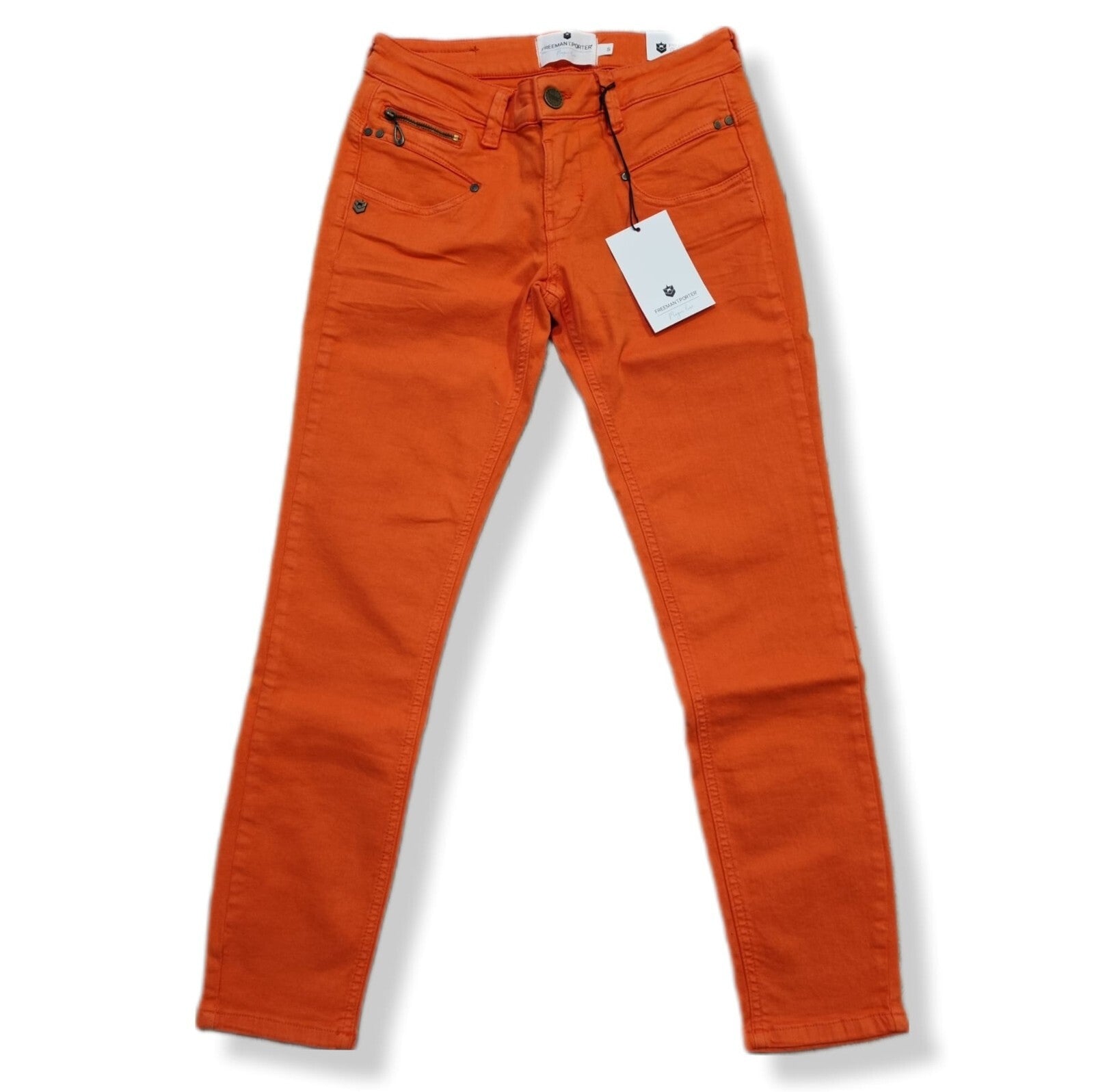 FREEMAN T. Porter Damen Jeans ALEXA CR Frauen Hose S Jeanshose Rot Gr. S PL3B1