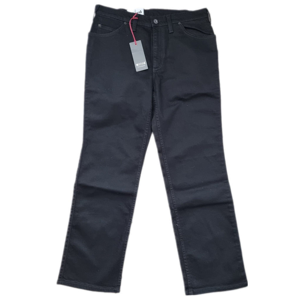 MUSTANG Tramper Herren Jeans Denim Schwarz W34 L32 Slim Medium 4000-940 BR1E3