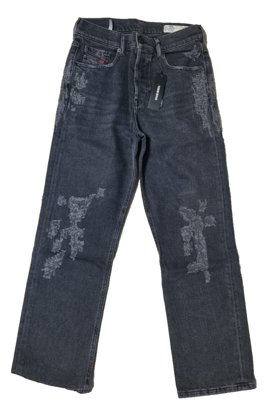 DIESEL Damen Jeans Aryel 00SHG8 085AJ | Regular Straight | Grau | W26 L34