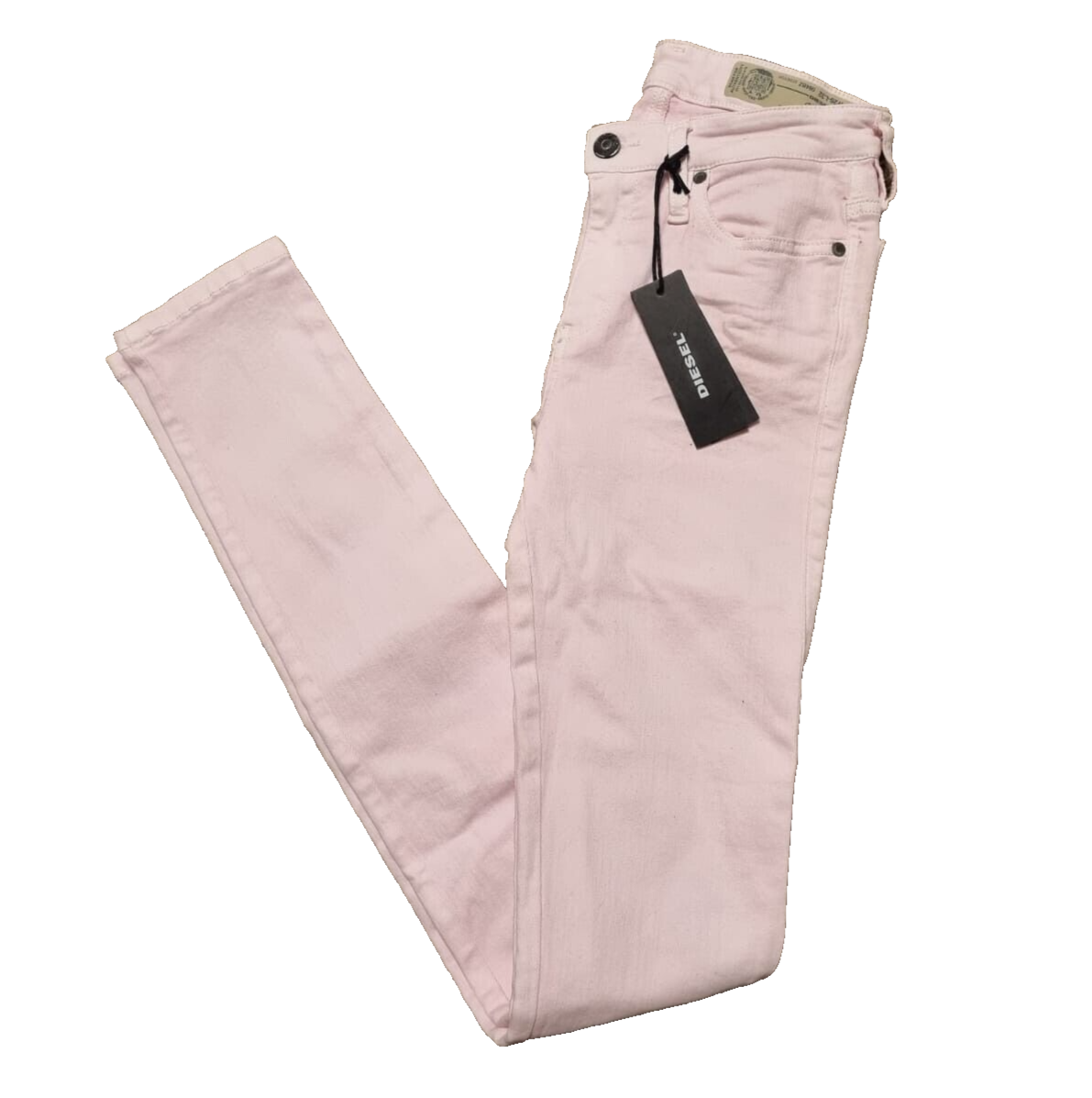 Diesel Damen Jeans Skinzee W26 L32 – Super Slim Skinny Fit in Light RosaT3-2