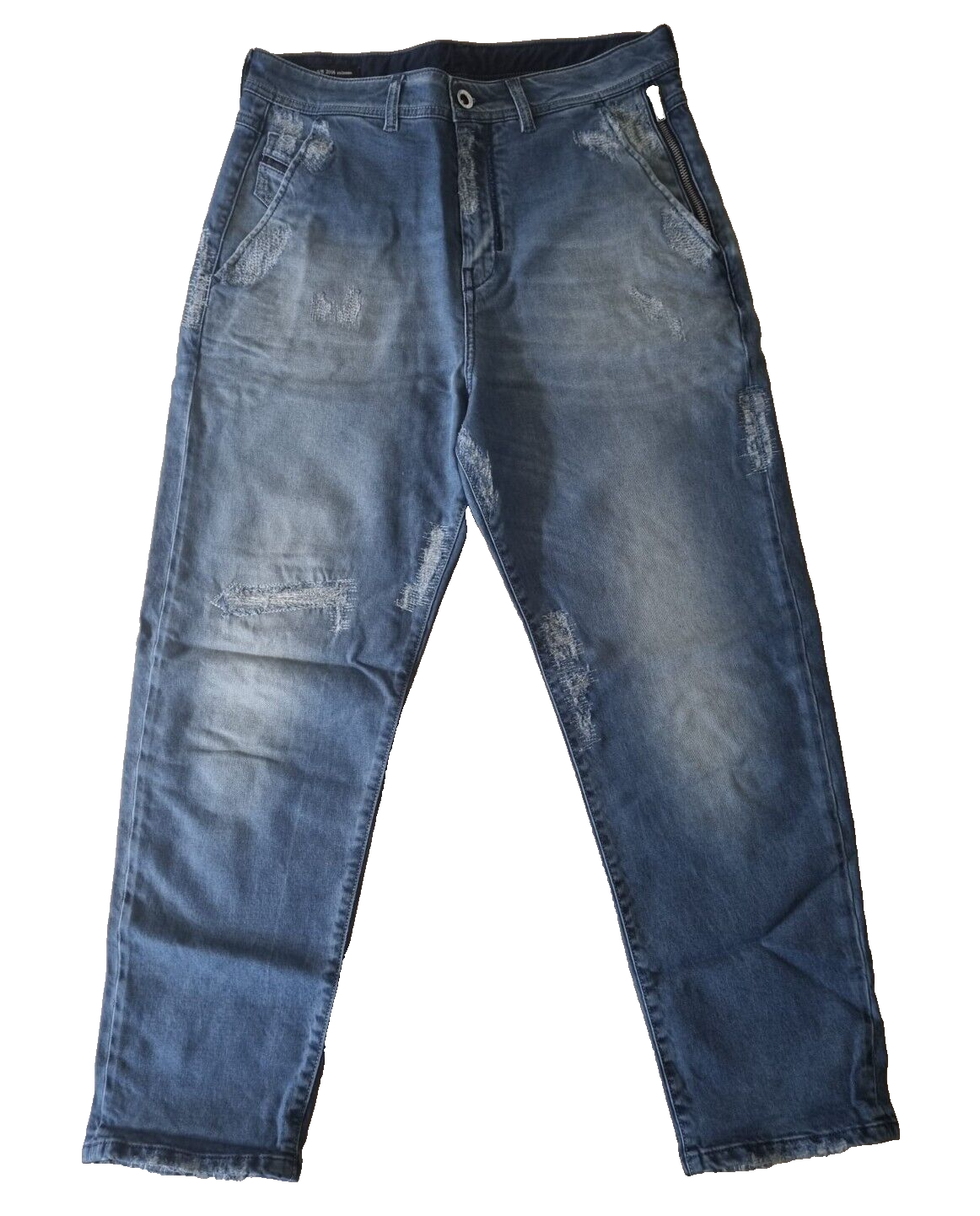 DIESEL Damen Jeans Carrot Chino W27 | 00SN8G 0672L, Rarität, Blau, Exklusiv E6