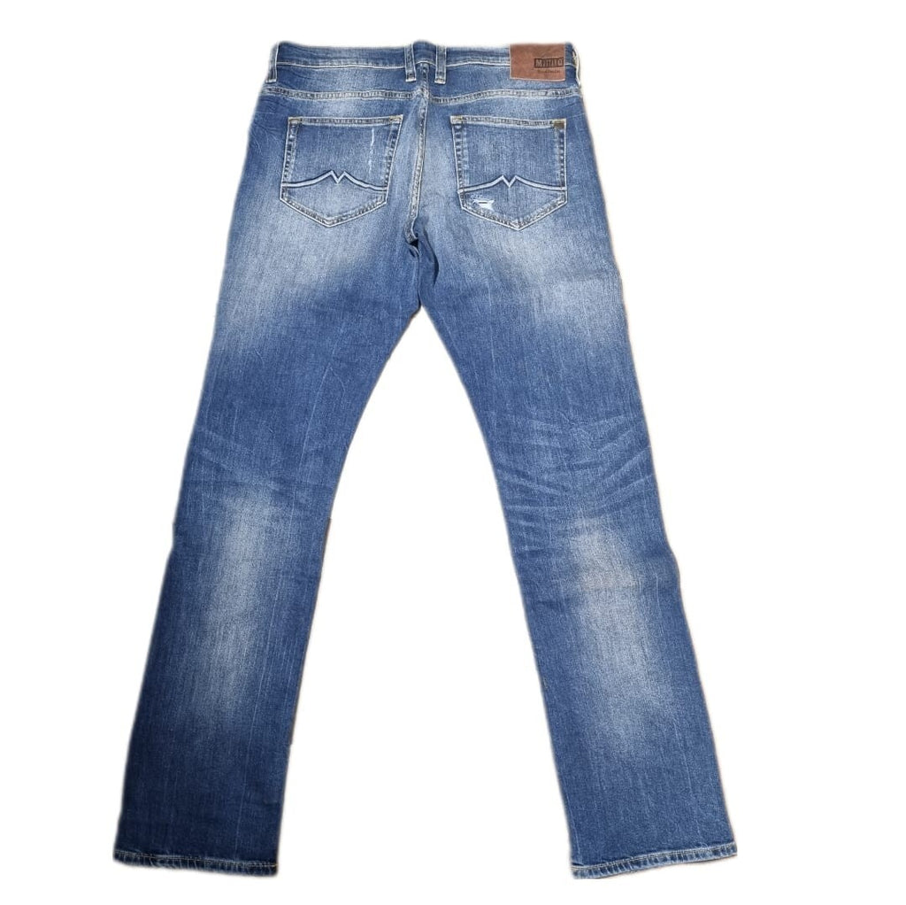 MUSTANG Herren Jeans CHICAGO W34 L36 – Comfort Fit, High Rise, Blau BR2E2