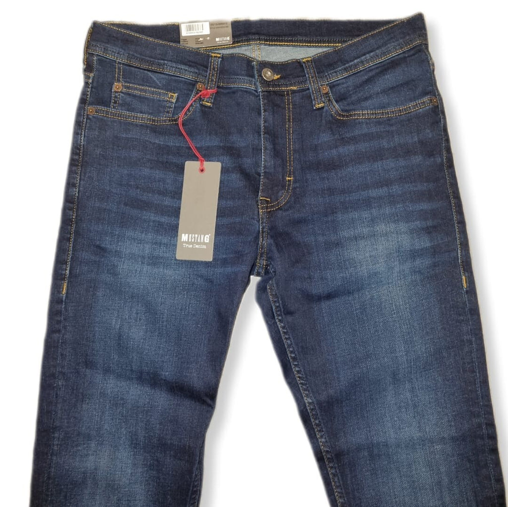 MUSTANG Herren Jeanshose VEGAS Slim Medium Slim 1005372 Jeans Blau 982