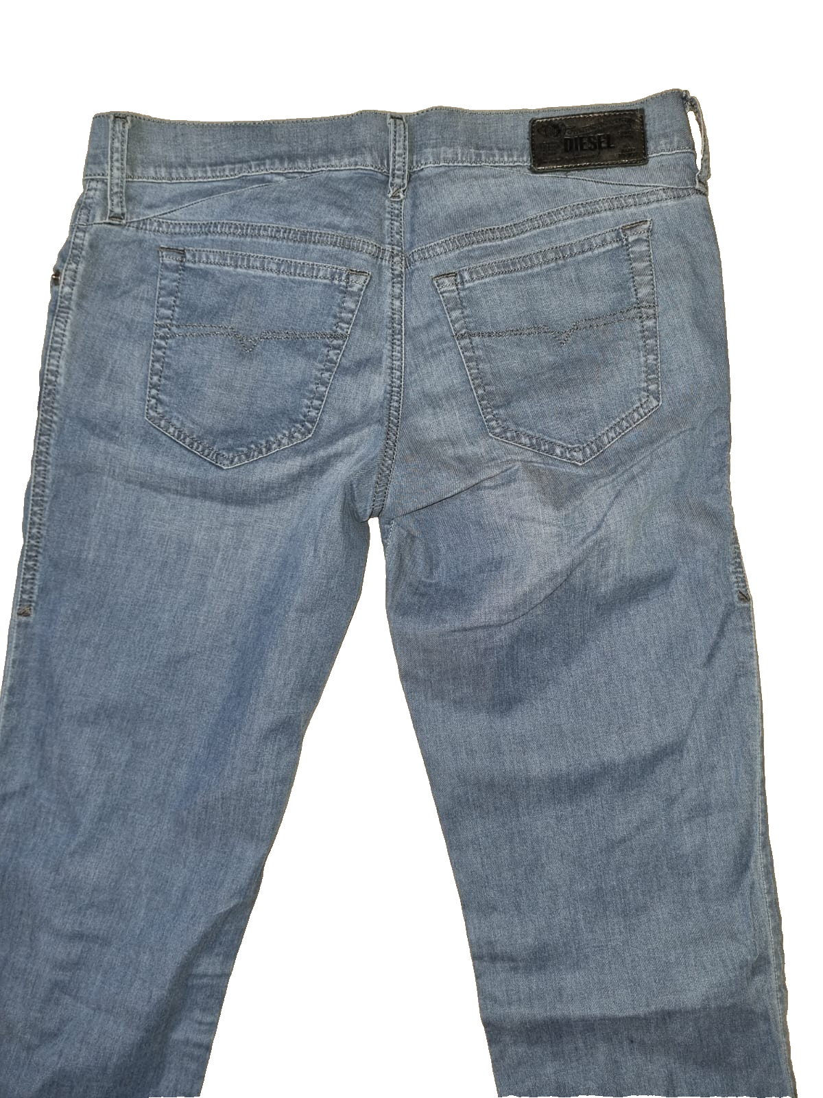 DIESEL Damen Jeans Getlegg 00CSDN0660C W28 L32 Blau | Slim Stretch | Dünner Stof