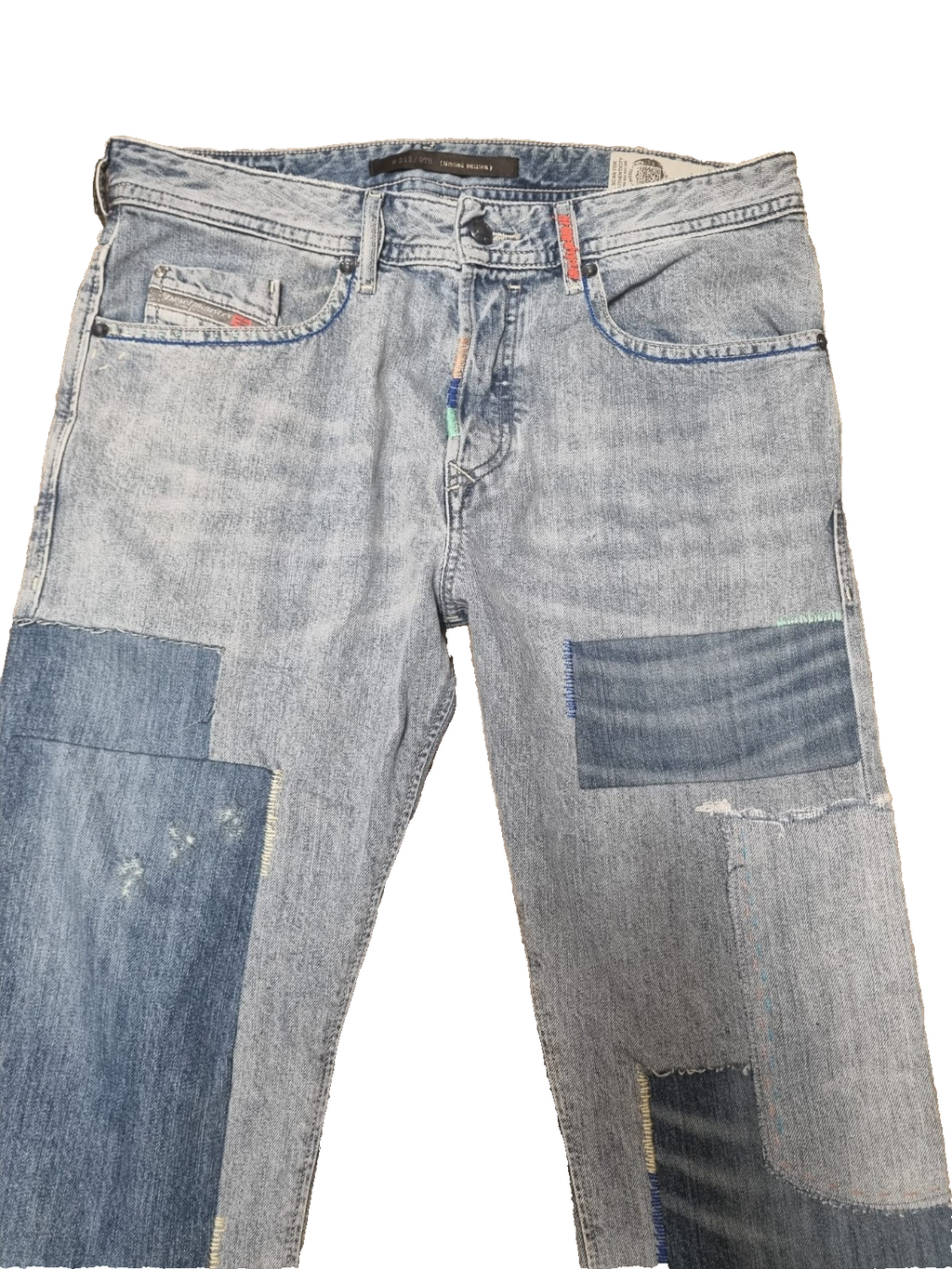 DIESEL Herren Jeans BUSTER W30 L30 Regular Slim Tapered Limited Edition Blau K4