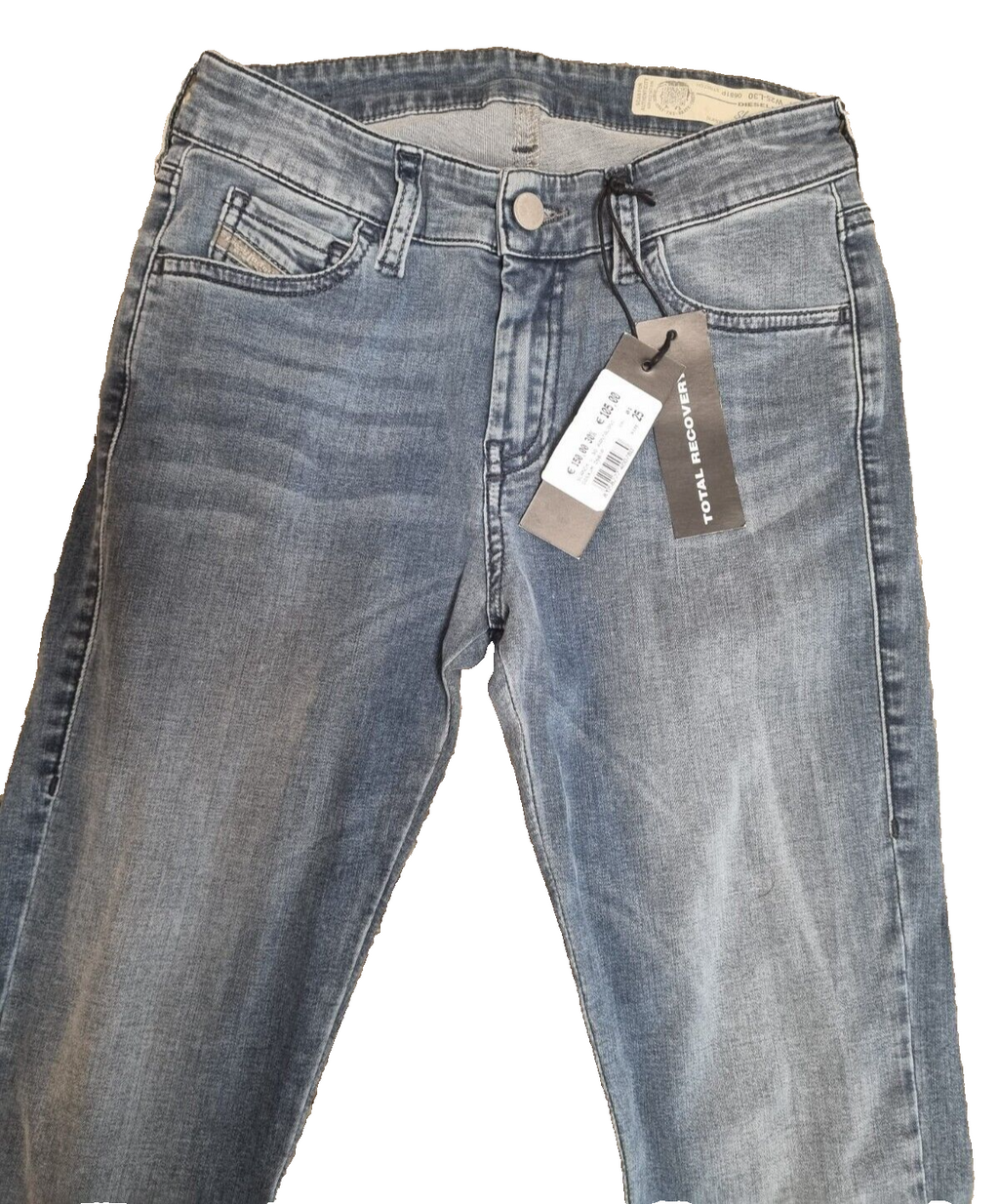 DIESEL Damen Jeans Slandy W25 L30 Blau Super Slim Skinny Regular Waist T1-6