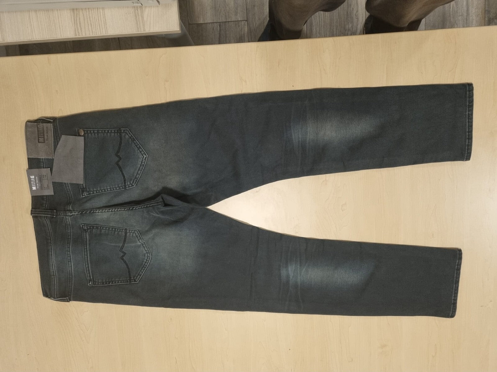 Mustang Herren Jeans Oregon Tapered K W34 L32 - Slim Low Tapered - Dunkelblau D6