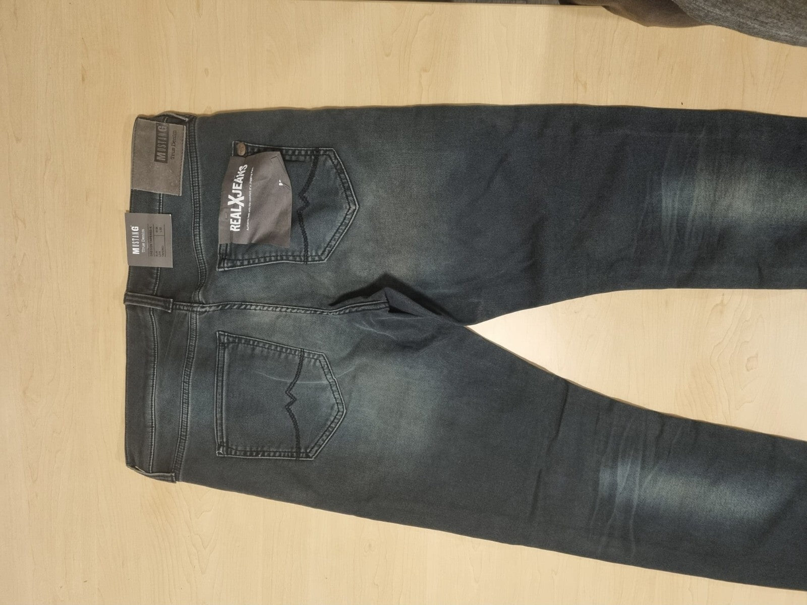 Mustang Herren Jeans Oregon Tapered K W34 L32 - Slim Low Tapered - Dunkelblau D6