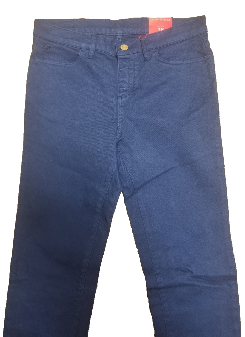 Lacoste Live Damen Jeans W28 D36 Slim Fit Low Rise Blau HF5726 CC3 T28 M4