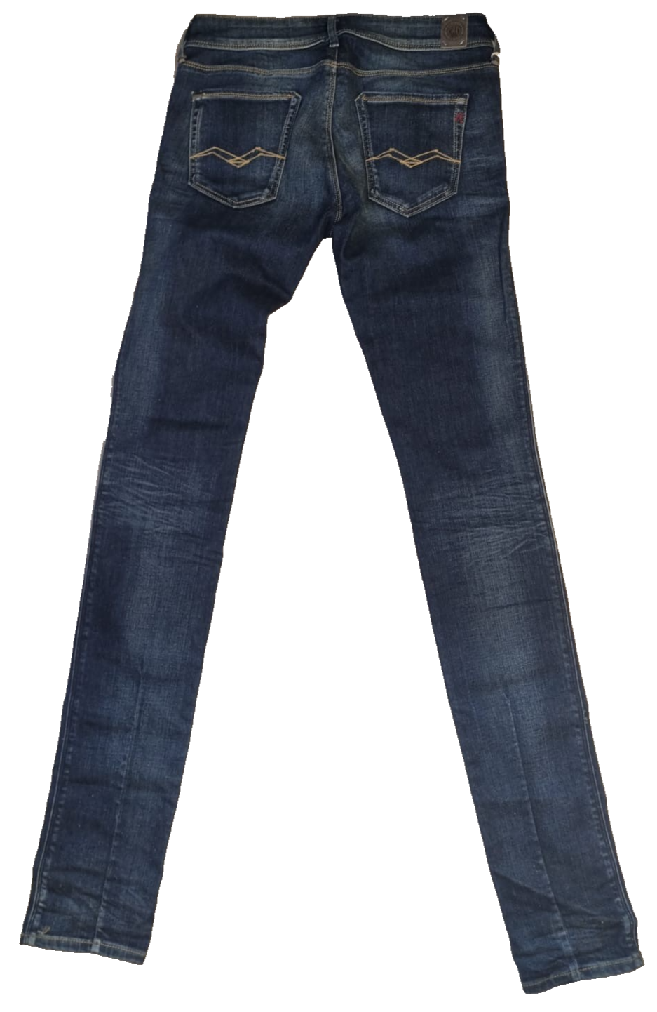 REPLAY Damen Jeans Yasmeen WX621 Blau Slim Straight Fit W27 L34