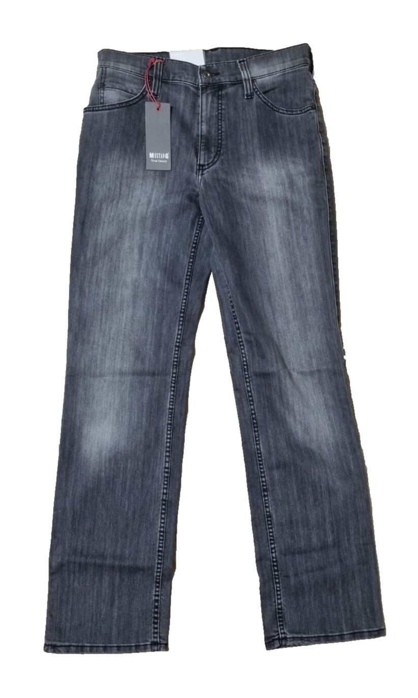 MUSTANG Herren Jeans Oklahoma Grau| Slim Medium Straight | W32 L32 | BR1C1