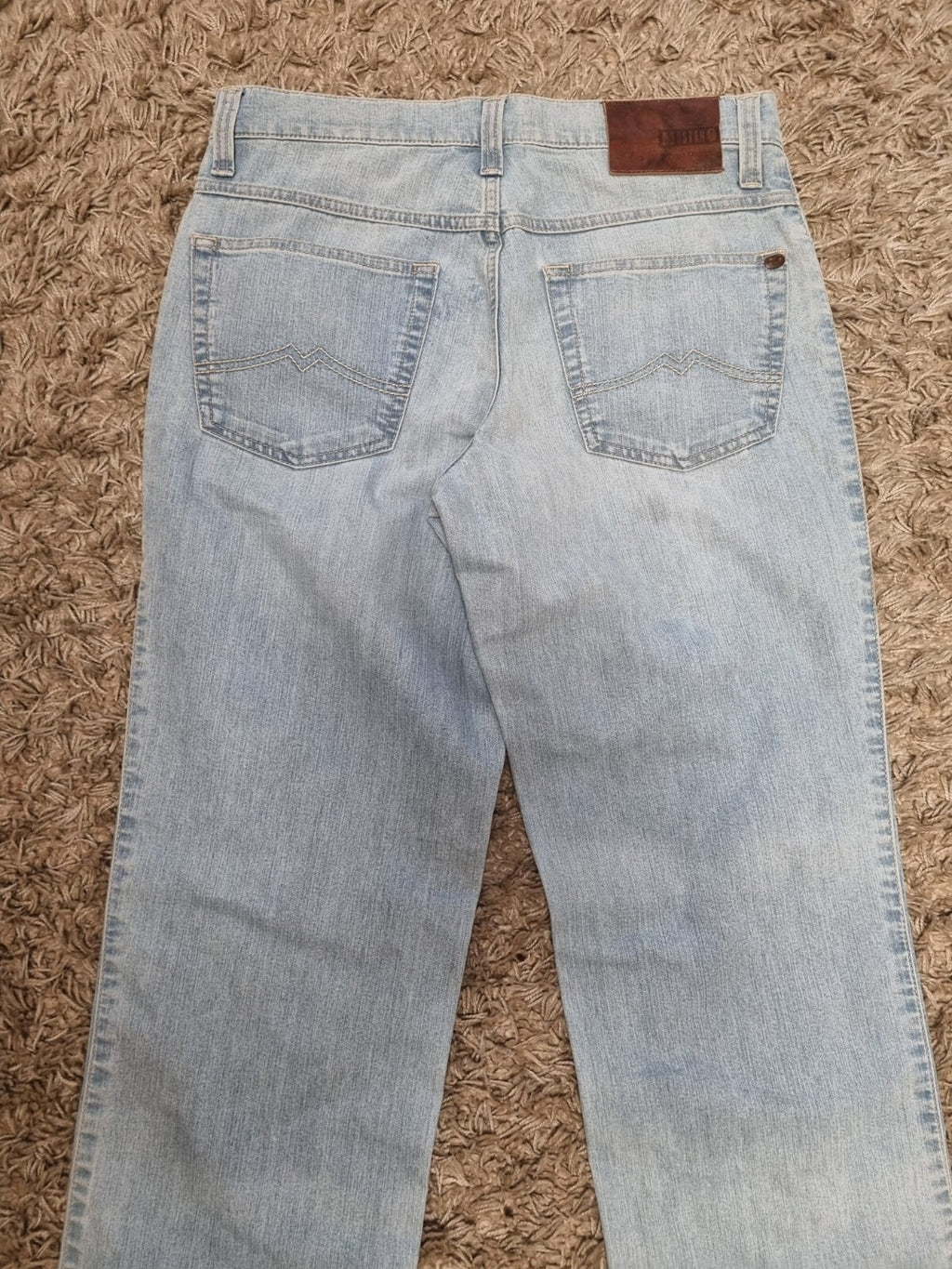 MUSTANG Herren Jeans Tramper W33 L34 Slim Medium Straight Hellblau BR3E3