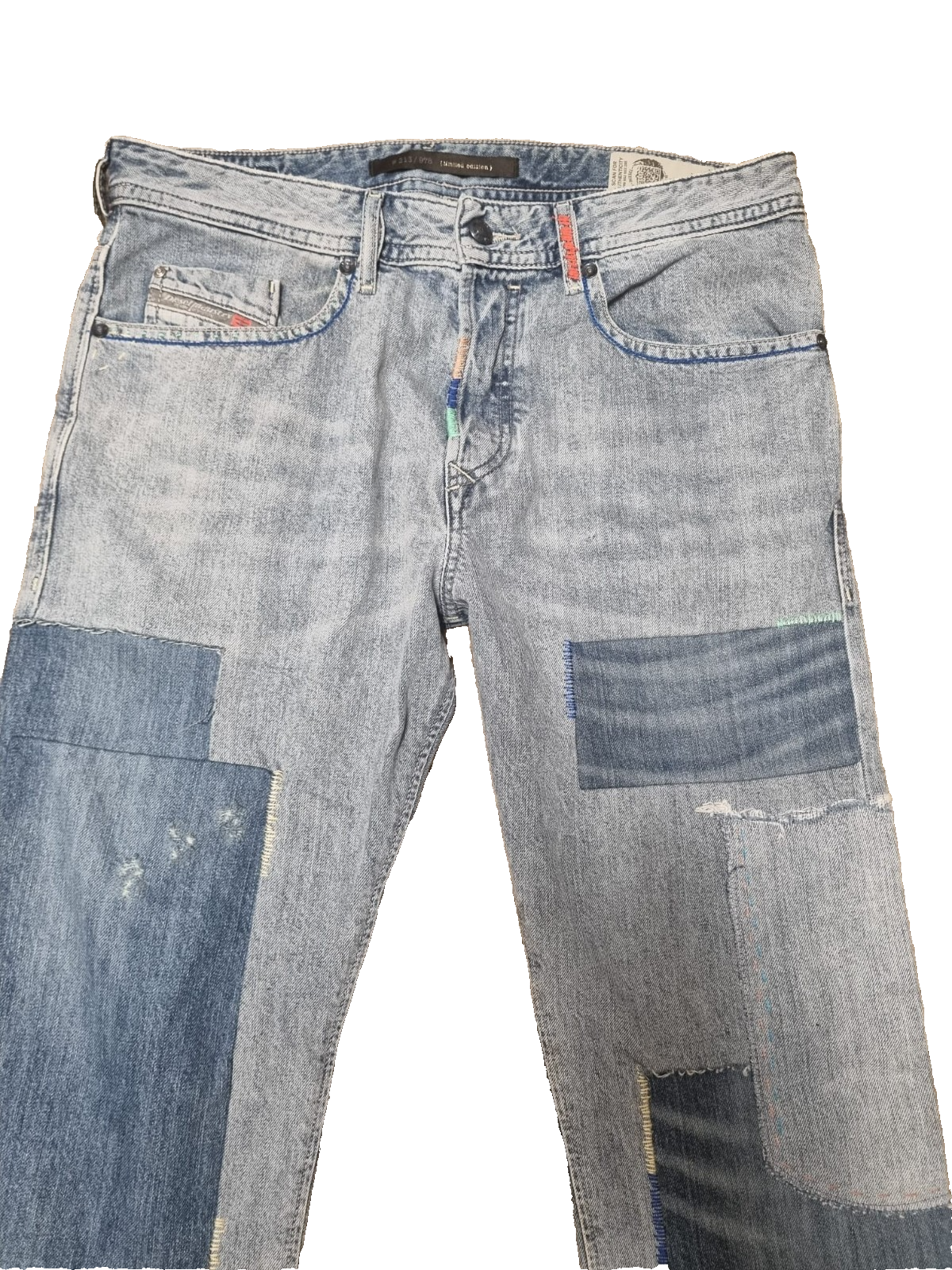 DIESEL Herren Jeans BUSTER W30 L30 Regular Slim Tapered Limited Edition Blau K4