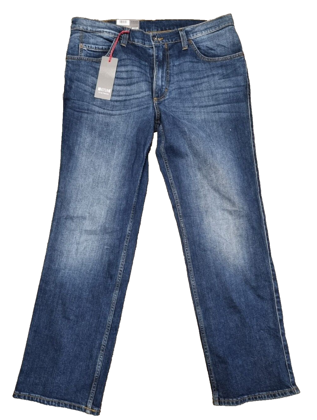 MUSTANG Herren Jeans Idaho W36 L30 Slim Straight LEG Blau 1005401 Denim HoseT1-5