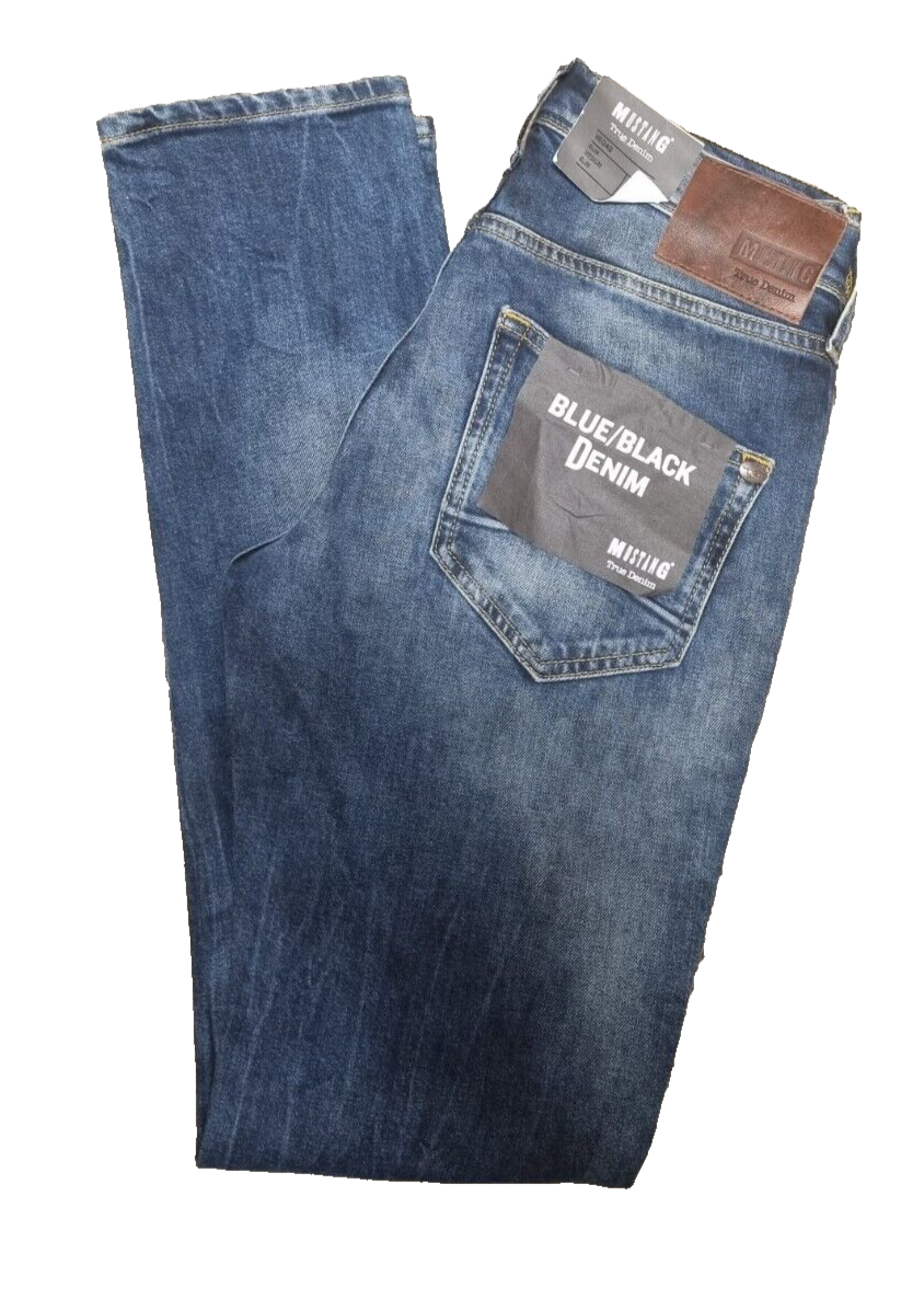 MUSTANG Herren Jeans Vegas W30 L34 Slim Fit Dunkelblau 1005243 BR2E2