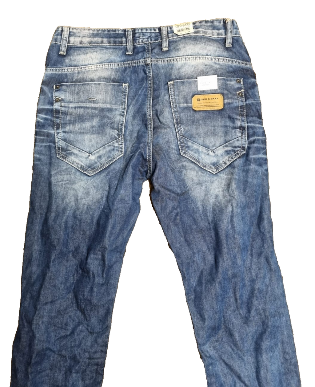 CIPO & BAXX Herren Jeans C-1170 Blau | Loose Waist Slim Leg | W34 L34 M1