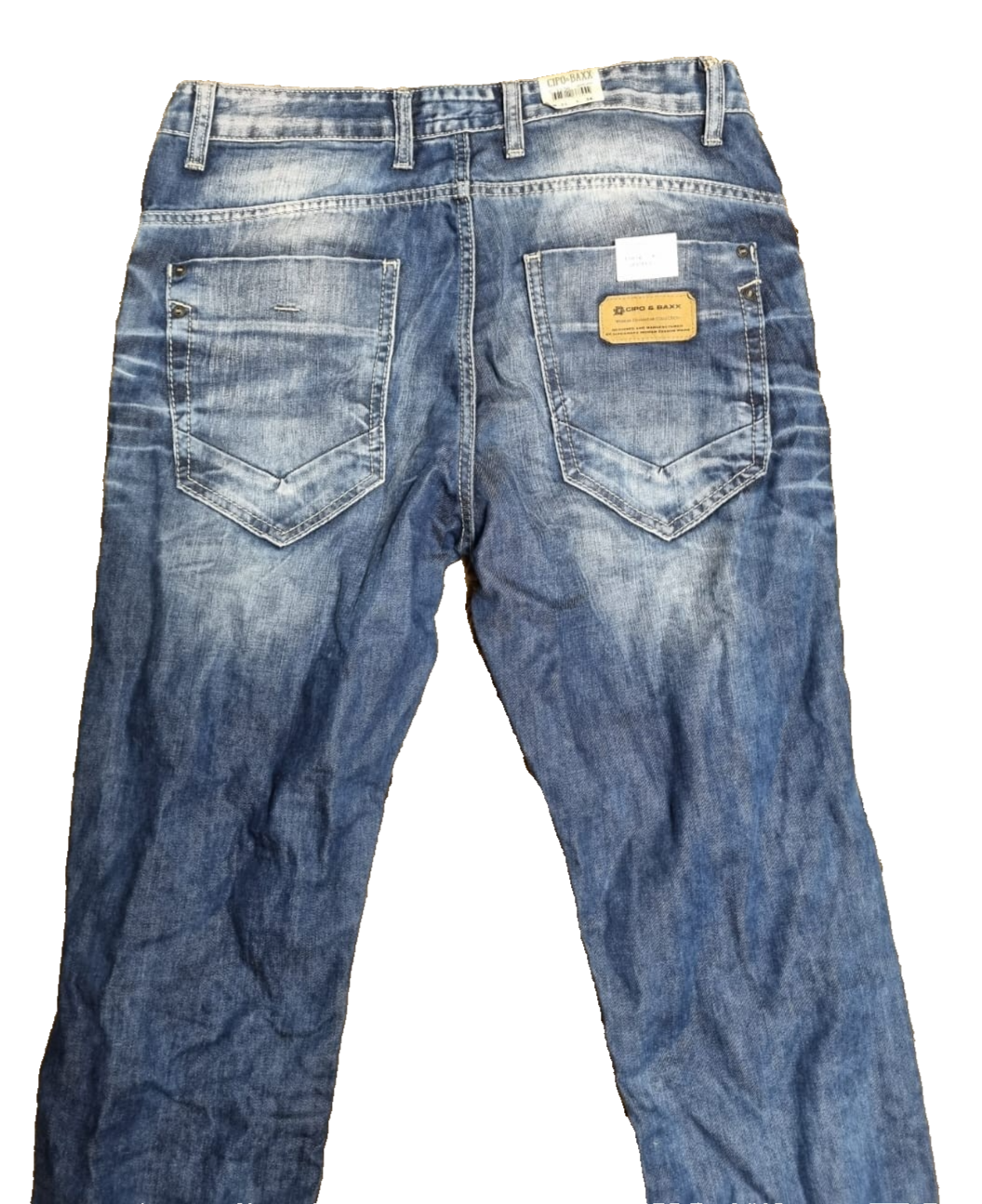 CIPO & BAXX Herren Jeans C-1170 Blau | Loose Waist Slim Leg | W34 L34 M1