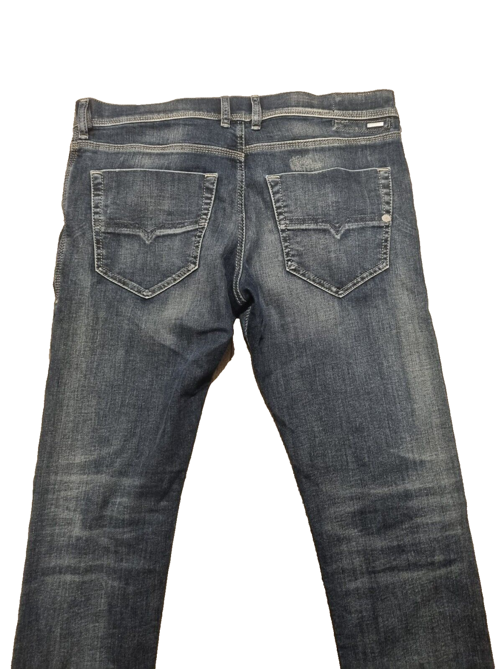 DIESEL Tepphar Herren Jeans W33 L34 Slim Carrot 0860K Stretch Blau SLR9B1