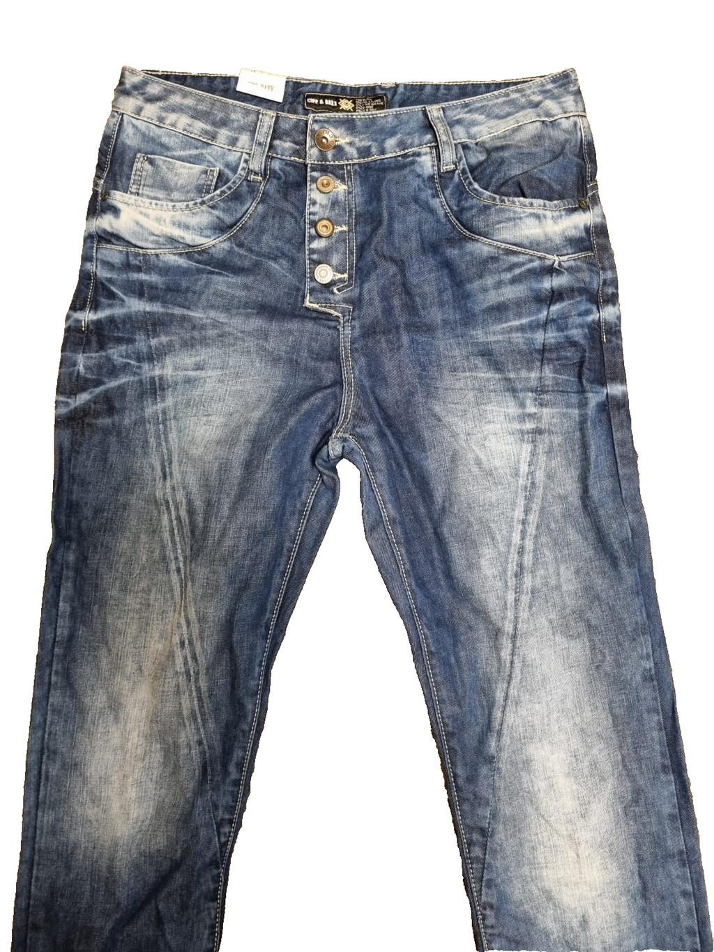 CIPO & BAXX Herren Jeans C-1170 Blau | Loose Waist Slim Leg | W34 L34 M1